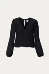 Cami Nyc Suraya Blouse In Black In Black