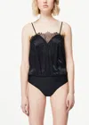 Shop Cami Nyc Sweetheart Bodysuit In Black