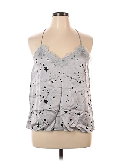Cami Nyc Tank Top Silver Halter Neckline Tops In Gray