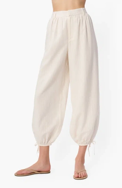 Cami Nyc Tessie Cotton & Silk Trousers In Neutral