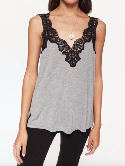 Cami Nyc The Leia Jersey Top In Grey In Gray