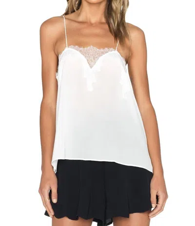Cami Nyc The Racer Charmeuse In White