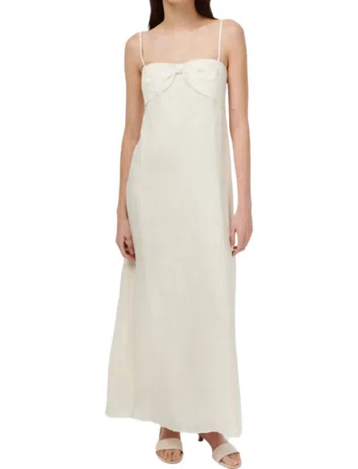 Cami Nyc Tilney Linen Dress In Ceramic In Grey