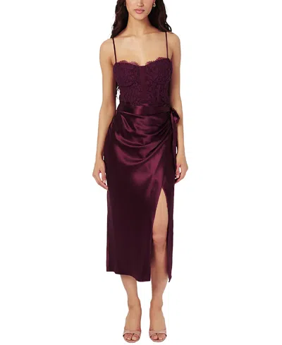 Cami Nyc Tricia Corset Dress In Purple