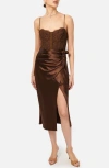 Cami Nyc Tricia Corset Dress In Chicory