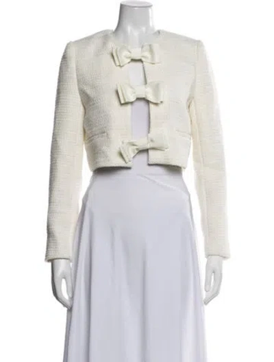Pre-owned Cami Nyc Tweed Pattern Bolero W/ Tags In Neutrals