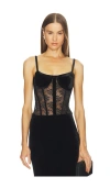 Cami Nyc Valentyna Bodysuit In Black