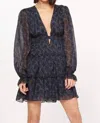 Cami Nyc Venezia Tiered Floral-print Silk-chiffon Mini Dress In Multi
