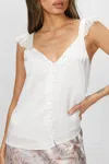 Cami Nyc Victoria Cami In White In White