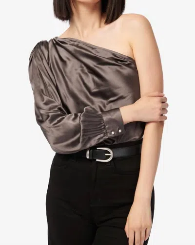 Cami Nyc Violette Bodysuit In Fog In Brown