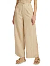 Cami Nyc Women's Akhila Linen-blend Crop Pants In Irish Cream