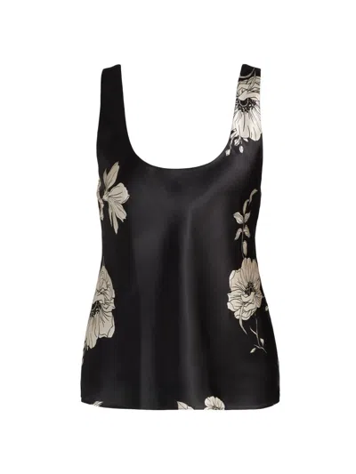 Cami Nyc Women's Andressa Floral Silk Satin Camisole In Black