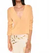 Cami Nyc Women's Asti Cardigan Top In Cantaloupe In Red
