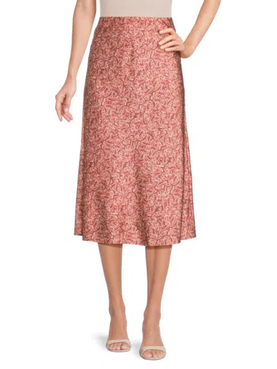 Cami Nyc Women's Aviva Stretch Silk A-line Skirt In Cordial Pink