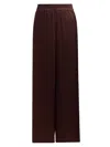 Cami Nyc Women's Bleecker Silk Wide-leg Pants In Brown