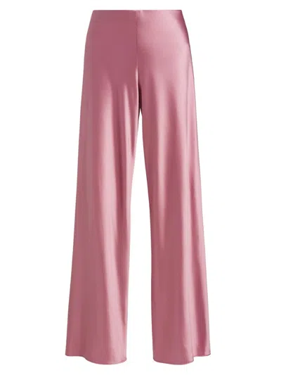Cami Nyc Women's Bristol Satin Pull-on Pants In Purple