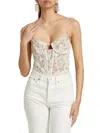 Cami Nyc Women's Delmara Lace Underwire Bodysuit In Ceramic