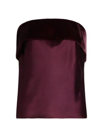 Cami Nyc Women's Diona Strapless Camisole In Syrah Red