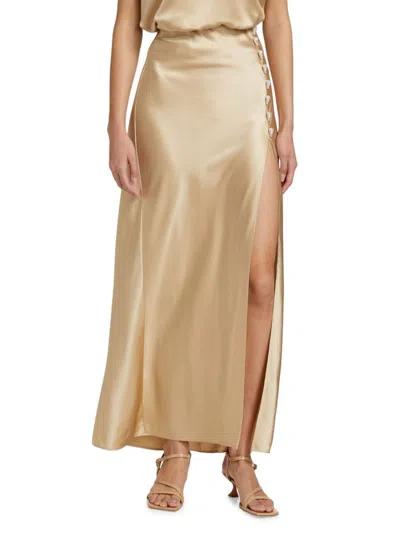 CAMI NYC CAMI NYC WOMEN'S NOLEE SILK-BLEND MAXI SKIRT