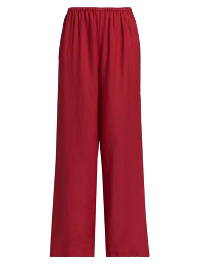 Cami Nyc Women's Omi Linen Pants In Red
