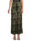 Cami Nyc Women's Printed Silk Pants In Brown Multi