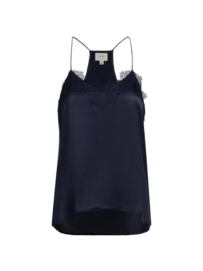 Cami Nyc Women's Racer Silk Camisole In Black