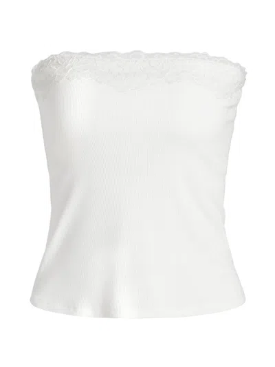 Cami Nyc Women's Rama Lace-trimmed Strapless Cami In White