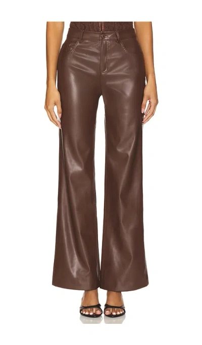 Cami Nyc Zenobia Faux Leather Pant In Multi
