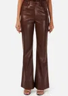 Cami Nyc Zenobia Vegan Leather Pants In Java In Brown