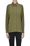 Camicetta Snob Corduroy Shirt In Green