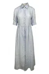 Camicetta Snob Dresses Clear Blue