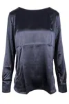 Camicetta Snob Shirts Blue In Blu Blu E Verdi