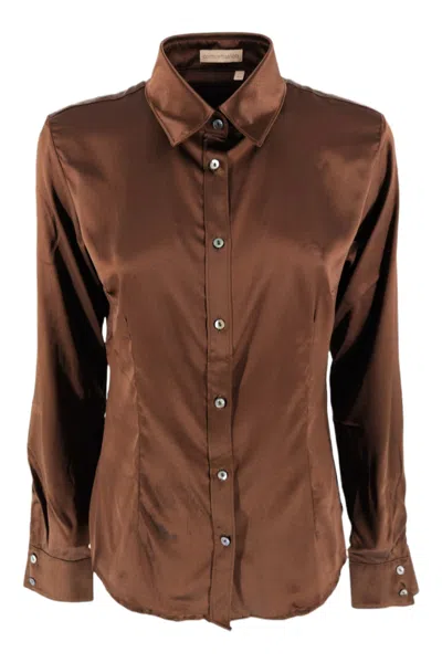 Camicetta Snob Shirts Brown