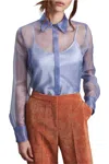 Camicetta Snob Shirts Clear Blue