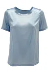 Camicetta Snob Shirts Clear Blue