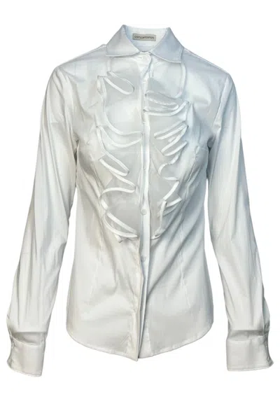 Camicetta Snob Shirts White In Bianco Chiari E Naturali