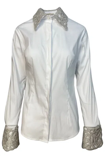 Camicetta Snob Shirts White In Bianco Chiari E Naturali