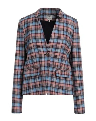 Camicettasnob Woman Blazer Light Blue Size 6 Cotton