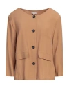 Camicettasnob Woman Jacket Camel Size 12 Viscose In Beige