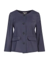 Camicettasnob Woman Jacket Navy Size 6 Viscose, Polyester In Navy