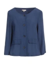 Camicettasnob Woman Jacket Navy Size 8 Viscose In Navy