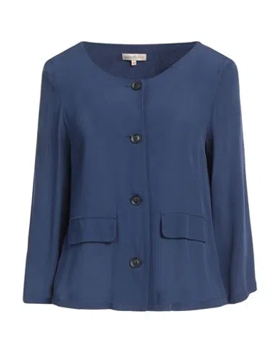 Camicettasnob Woman Jacket Navy Size 8 Viscose
