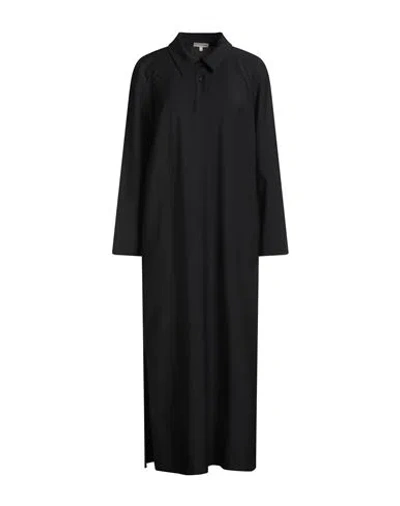 Camicettasnob Woman Maxi Dress Black Size 6 Wool, Polyester, Elastane