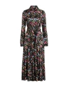 Camicettasnob Woman Maxi Dress Black Size 8 Viscose, Elastane In Black