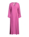 Camicettasnob Woman Maxi Dress Magenta Size 14 Viscose