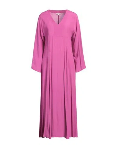 Camicettasnob Woman Maxi Dress Magenta Size 14 Viscose