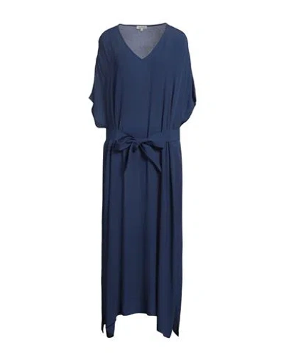 Camicettasnob Woman Maxi Dress Navy Size 8 Viscose