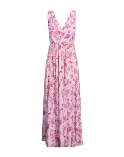 Camicettasnob Woman Maxi Dress Pink Size 6 Viscose