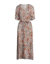 Camicettasnob Woman Maxi Dress Salmon Pink Size 8 Viscose
