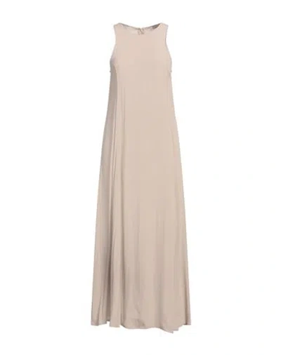 Camicettasnob Woman Maxi Dress Sand Size 12 Viscose In Beige